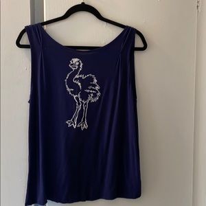 Matrushka Construction Ostrich tank top SZ L